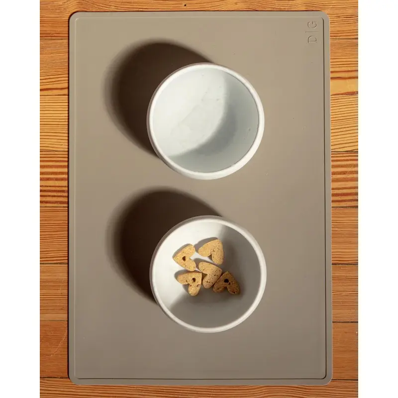 Silicone Dog Feeding Mat in Grey