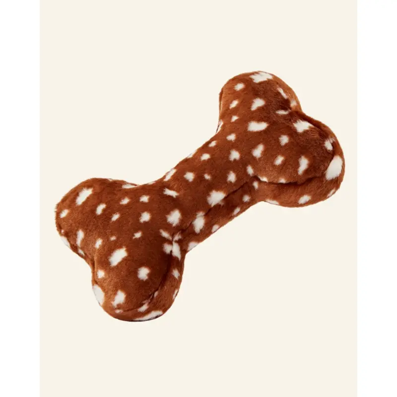 Bambi Bone Plush Dog Toy
