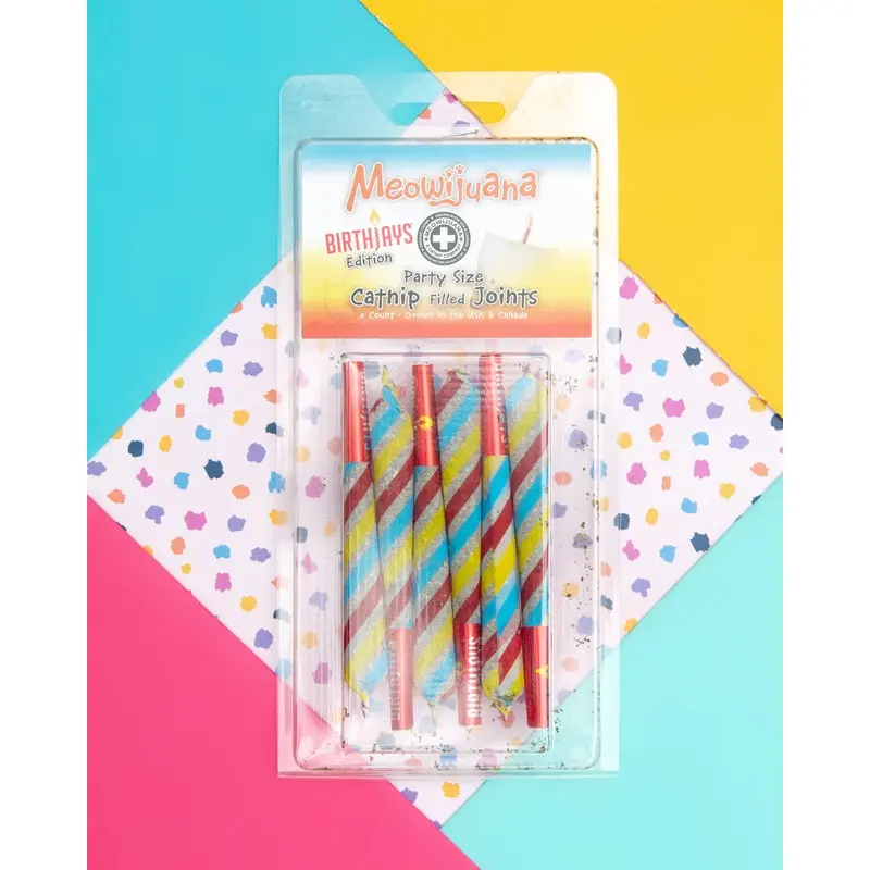 Birthjays Party Sized Catnip Joints