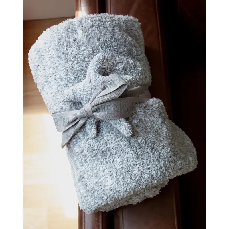 Starfish Buddie Toy & Blanket Dog Bundle in Dove Grey (45"x50")