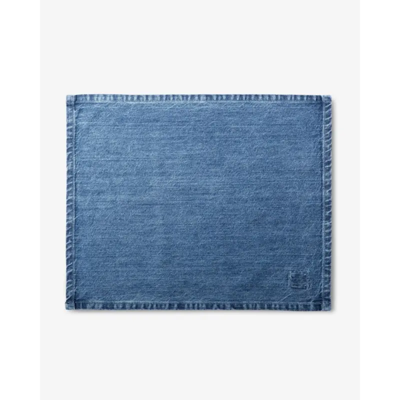Denim Placemat in Medium Vintage (Made in the USA)