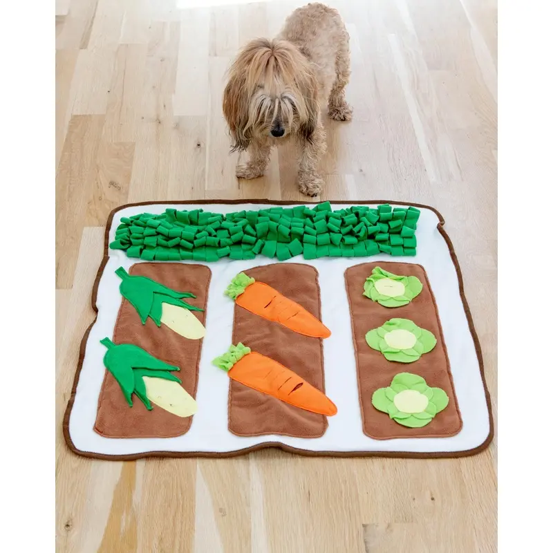 Spring Vegetable Garden Snuffle Dog Mat