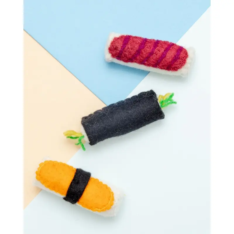 Sushi Wool Cat Toy (3-Pack)