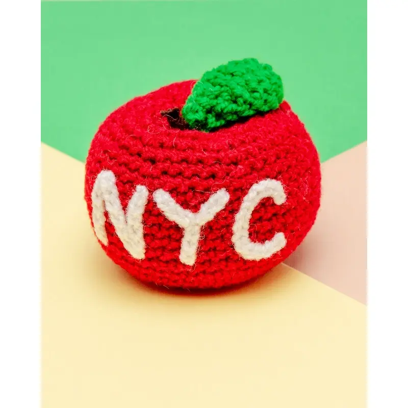 Take a Bite of the Little Apple NYC Dog Squeaky Toy (Dog & Co. Exclusive)