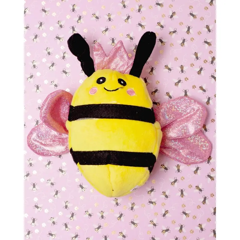 2-in-1 Queen Bee + Baby Bee Squeaky Dog Toy (FINAL SALE)