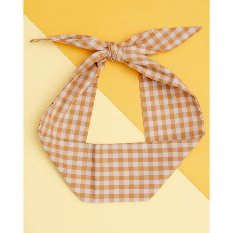 Adventure Neck-Tie In Sunny Day Gingham For Dogs & Cats(Made in the USA) (FINAL SALE)