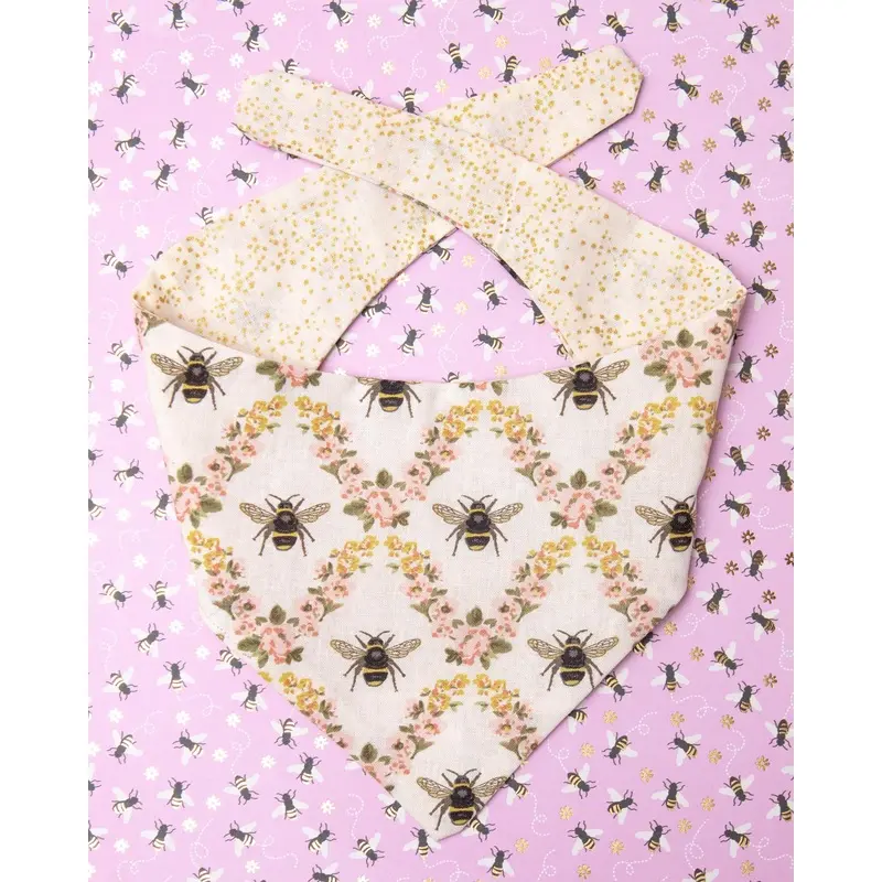 Bee Golden Bandana  (Made in the USA) (FINAL SALE)