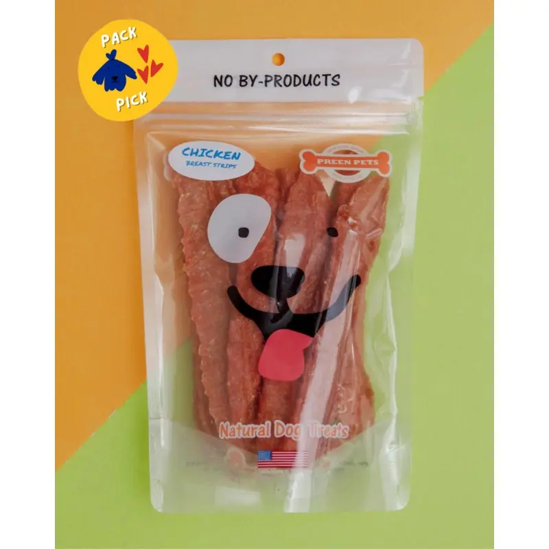 Chicken Breast Strips Crunchy Dog Treats (Made in the USA)