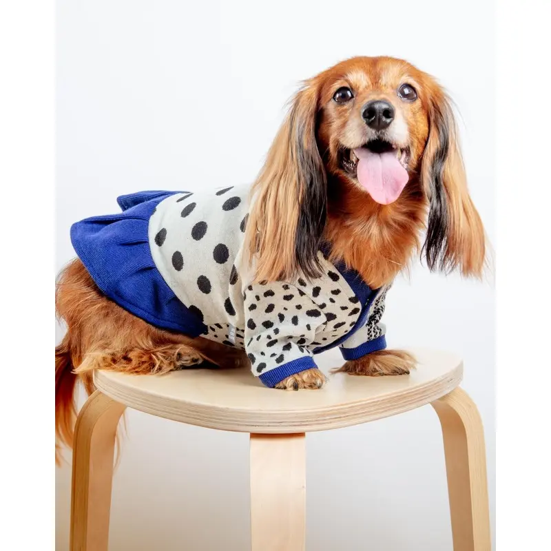Dalmatian Dot Cardigan Dress (FINAL SALE)