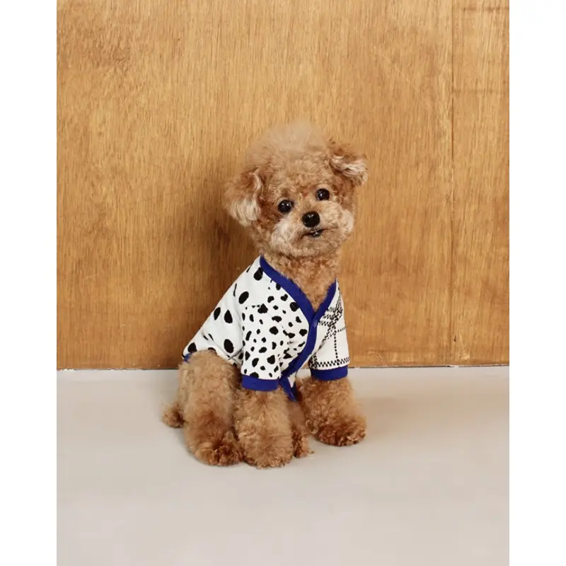 Dalmatian Dot Cardigan for Dogs (FINAL SALE)