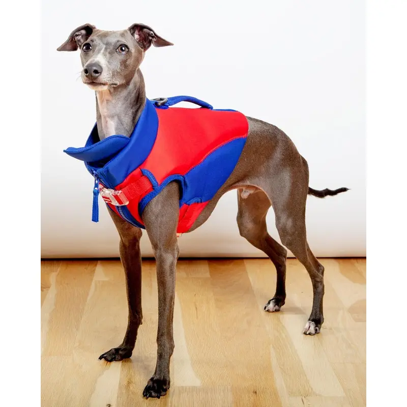 High Tide Dog Life Jacket in Blue & Red (FINAL SALE)