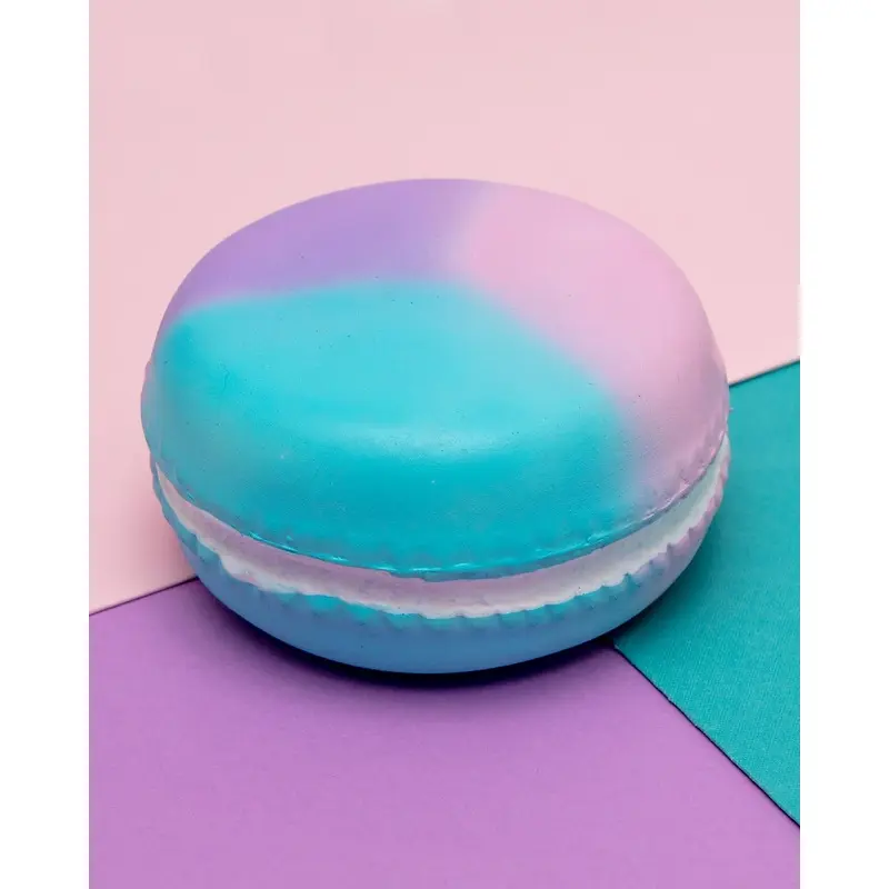 Rainbow Swirl Macaron Latex Squeaky Dog Toy (FINAL SALE)