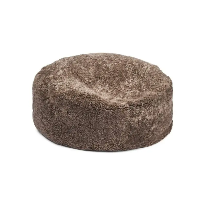 Sheepskin Shortwool Pet Bean Bag in Taupe (29" x 11")