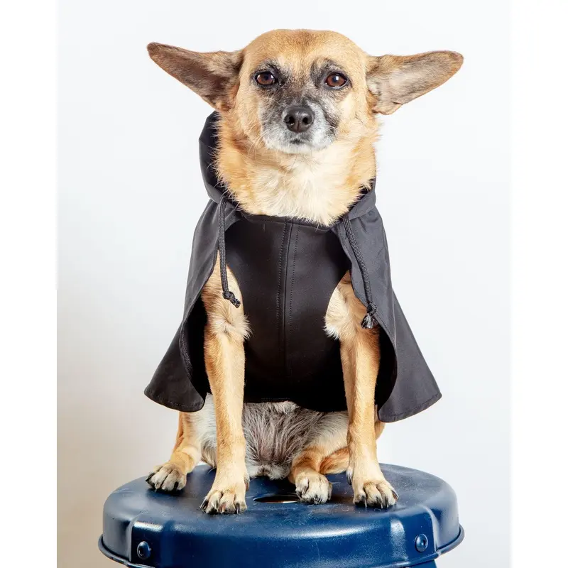 Action Jacket Pull-On Raincoat in Black (Made in the USA)