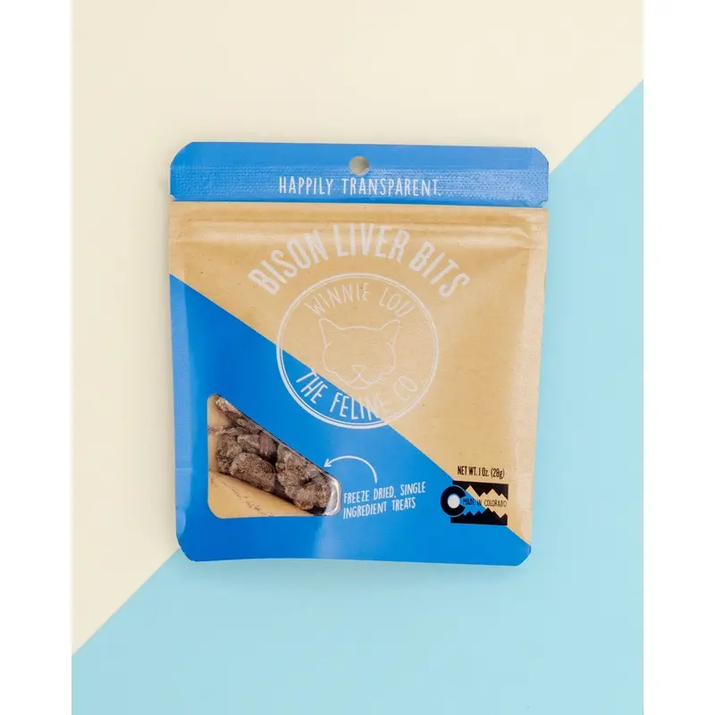 Bison Liver Bits Cat Treats