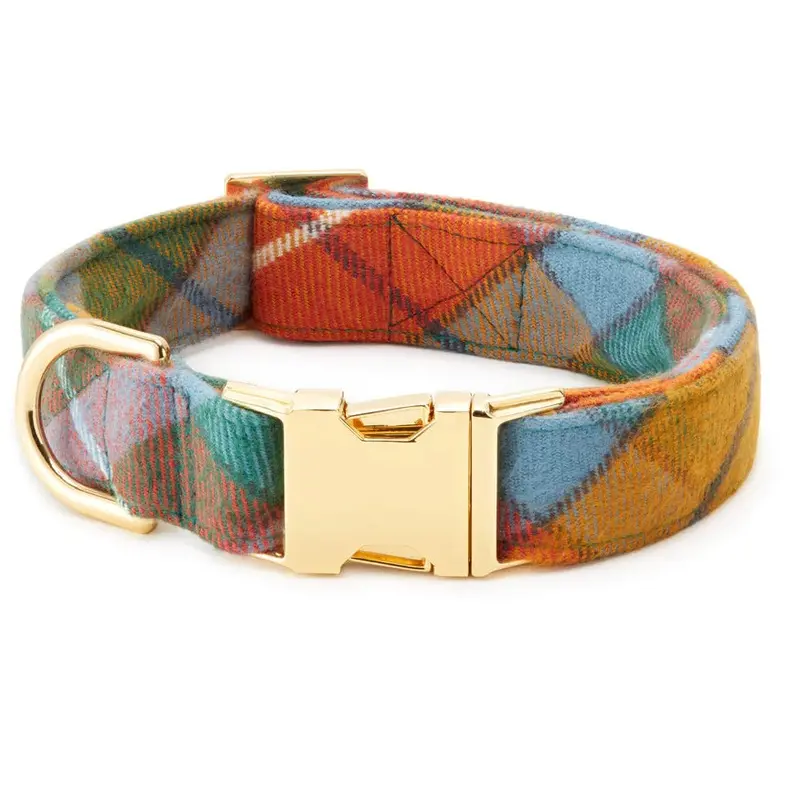 Buchanan Plaid Dog Collar (Made in the USA) (FINAL SALE)