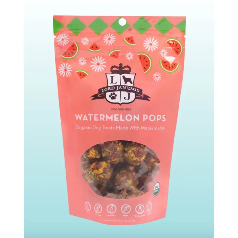 Watermelon Pops Organic Dog Treats