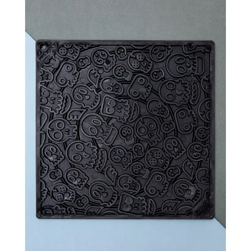 Zombies Dog Lick Mat in Black (Made in the USA)