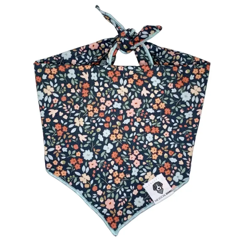 Ditzy Floral Dog Bandana(Made in the USA) (FINAL SALE)