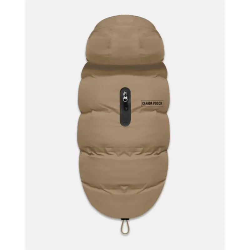 Insulated Waterproof Dog Puffer in Tan (FINAL SALE) (FW24LO)