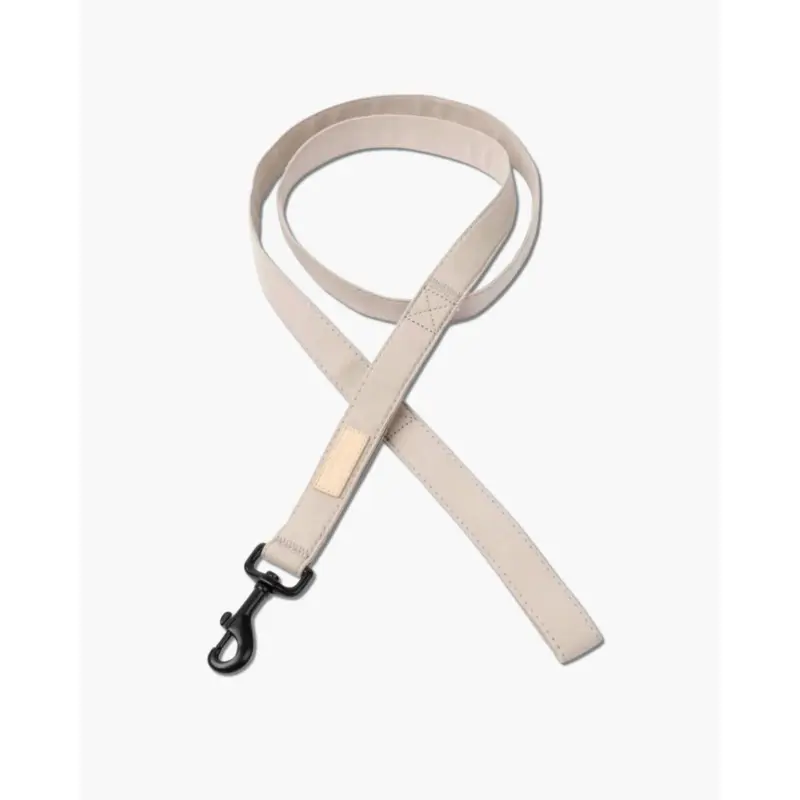 Soft Fabric Dog Leash (with Traffic Loop) in Sandstone, Myrtle Green or Soft Blush