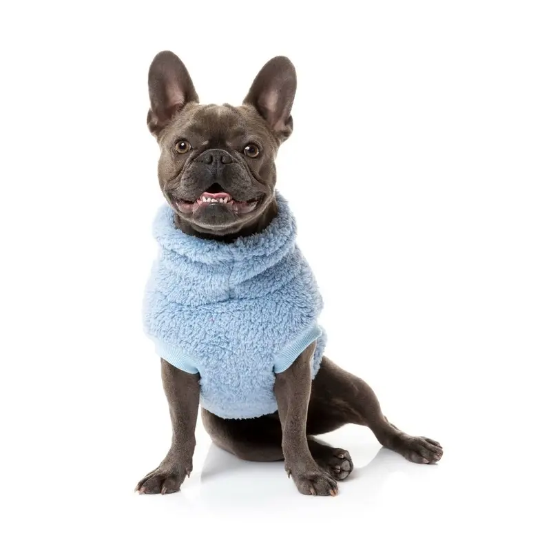 Turtle Teddy Dog Fleece in Washed Blue (FINAL SALE)