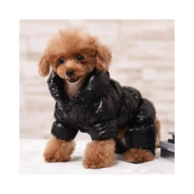 Water-Resistant Puffer Onesie in Black (FINAL SALE)