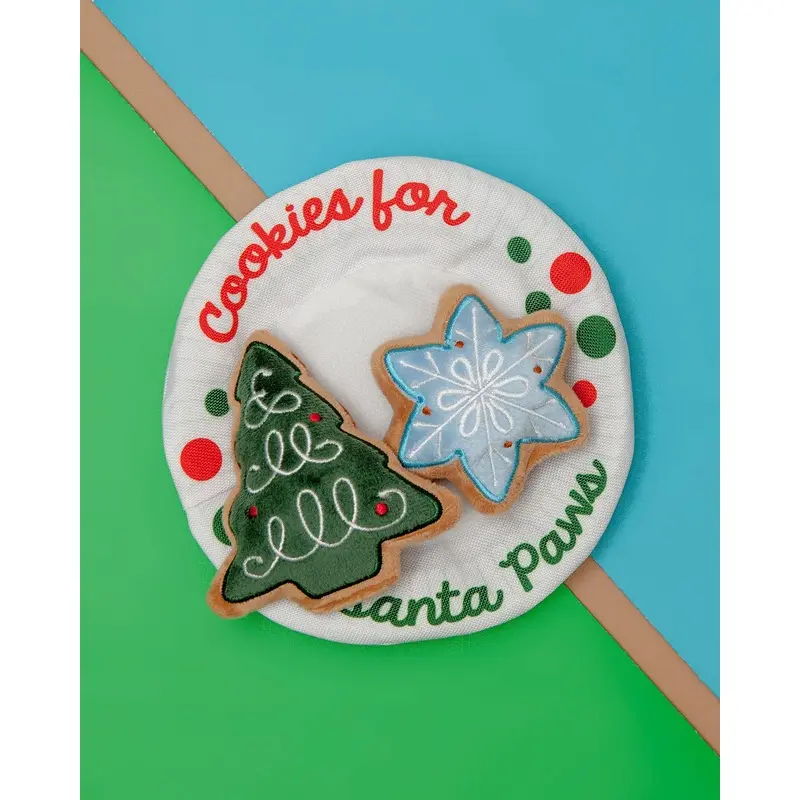 Christmas Eve Cookies for Santa Paws Dog Toy Set