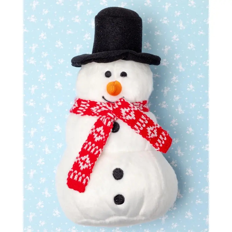 Jack Snowman Plush Dog Toy