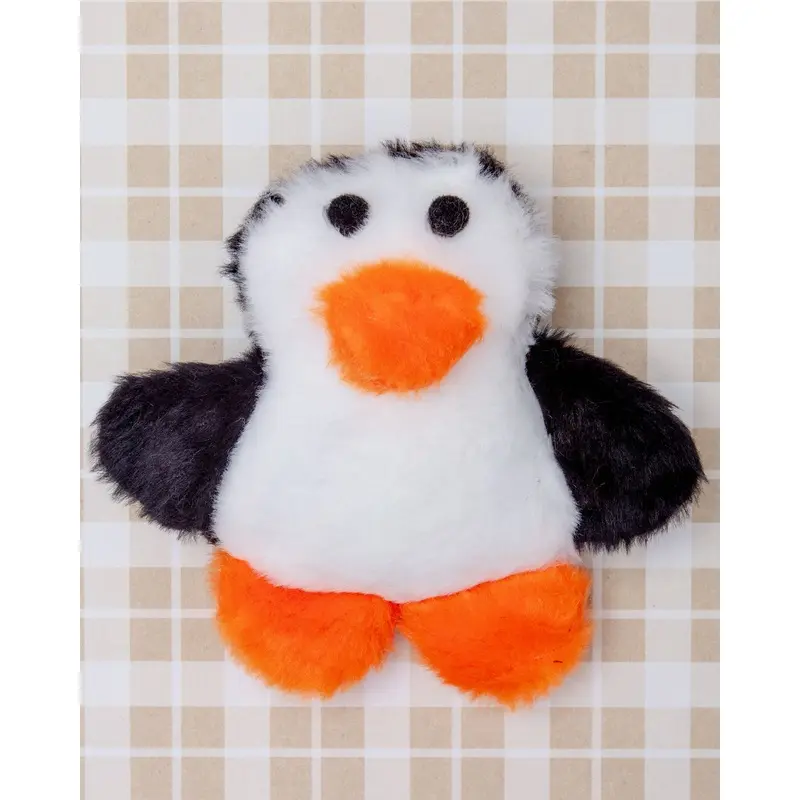 Penguin Plush Squeaky Dog Toy (Made in the USA)