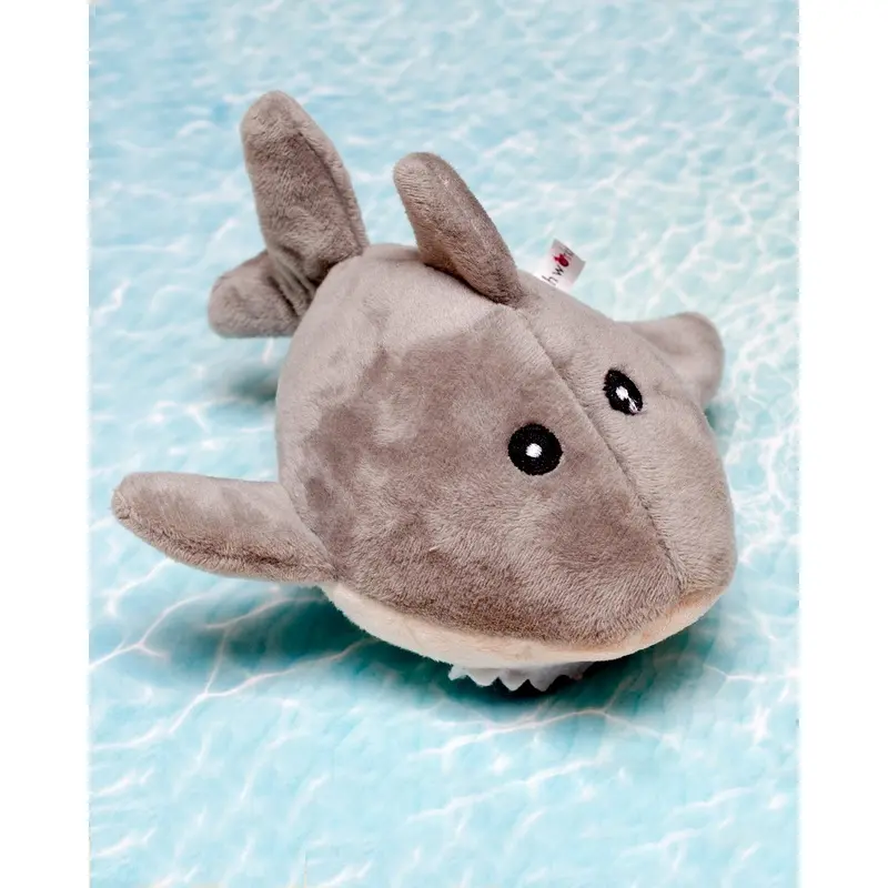3-in-1 Prickles the Great White Shark + Fish + Squeaky Ball Dog Toy