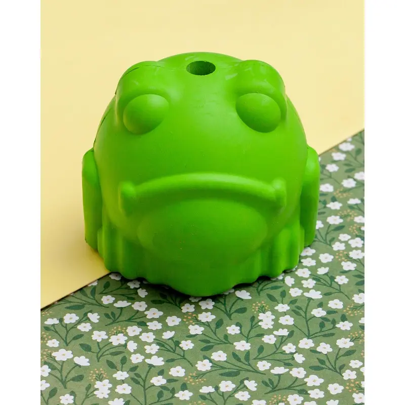 Bull Frog Tuff Chew & Treat Dispensing Dog Toy (Made in the USA)