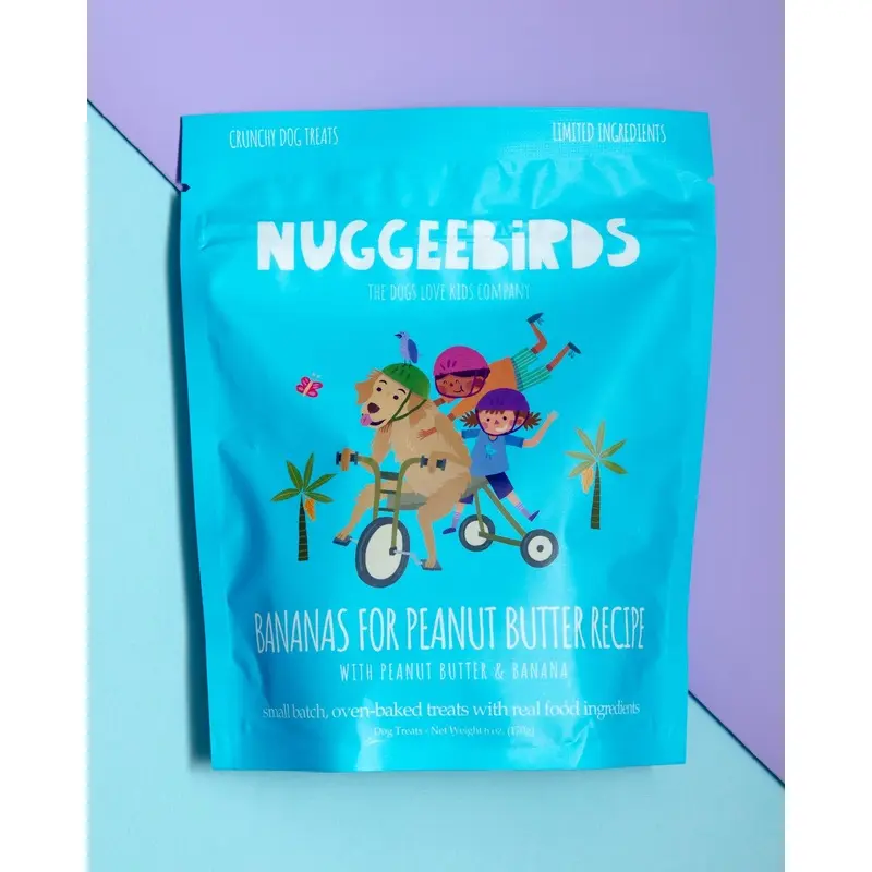 Peanut Butter & Banana Crunchy Dog Biscuits (Made in the USA)