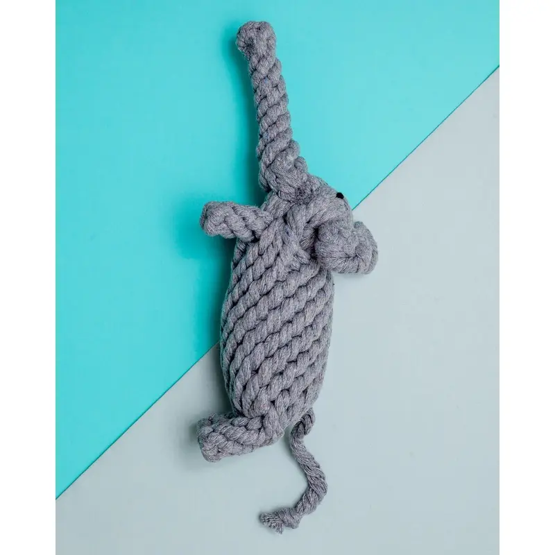 Rudy the Elephant Rope Dog Toy