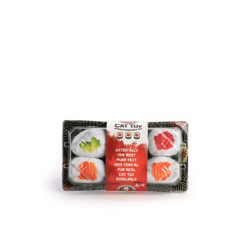 Sushi Roll Catnip Toy