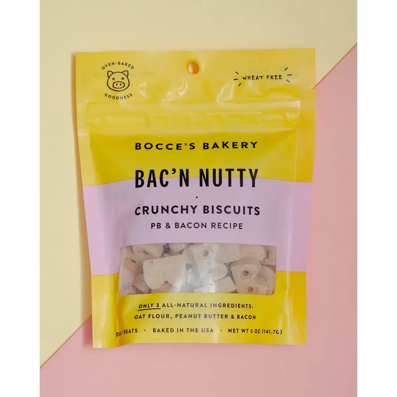 Bac N' Nutty Crunchy Dog Biscuits