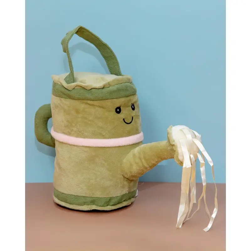 Flower Water Kettle Plush Dog Toy