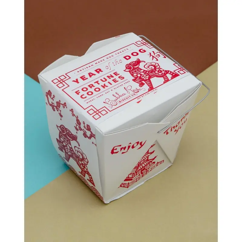 Fortune Cookie Box Dog Treat