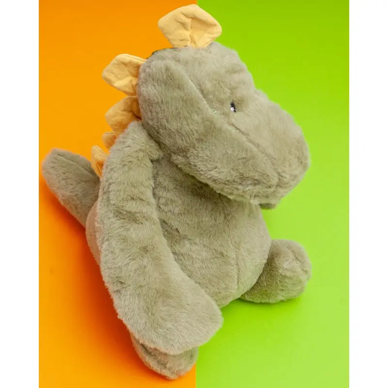 The Green Dinosaur Plush Dog Toy