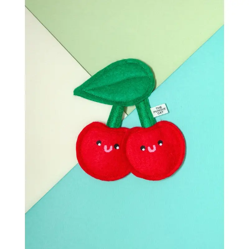 Twin Cherries Catnip Toy