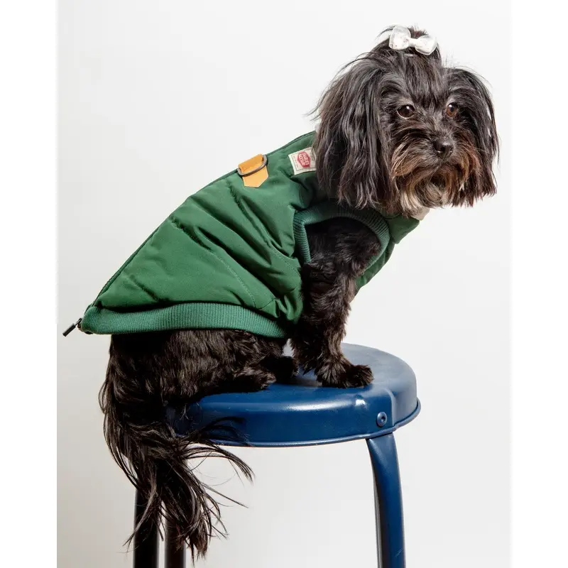 Warm Up Harness Jacket in Deep Green (FINAL SALE)