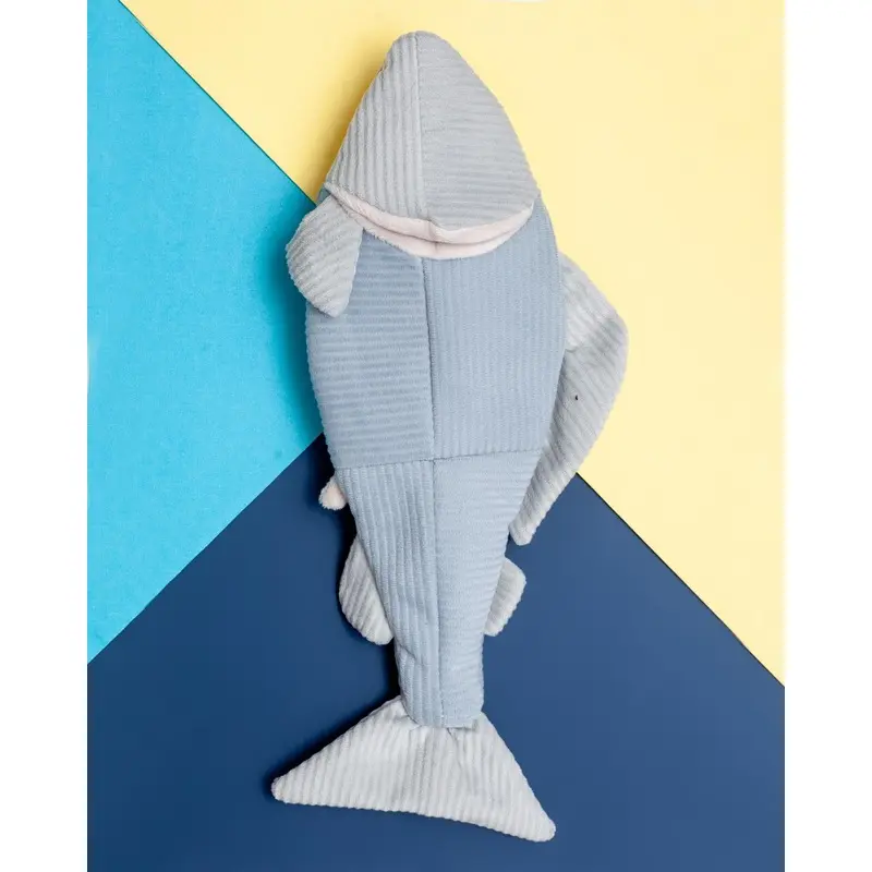2-IN-1 Burrow + Snuggle Trout Fish Dog Toy