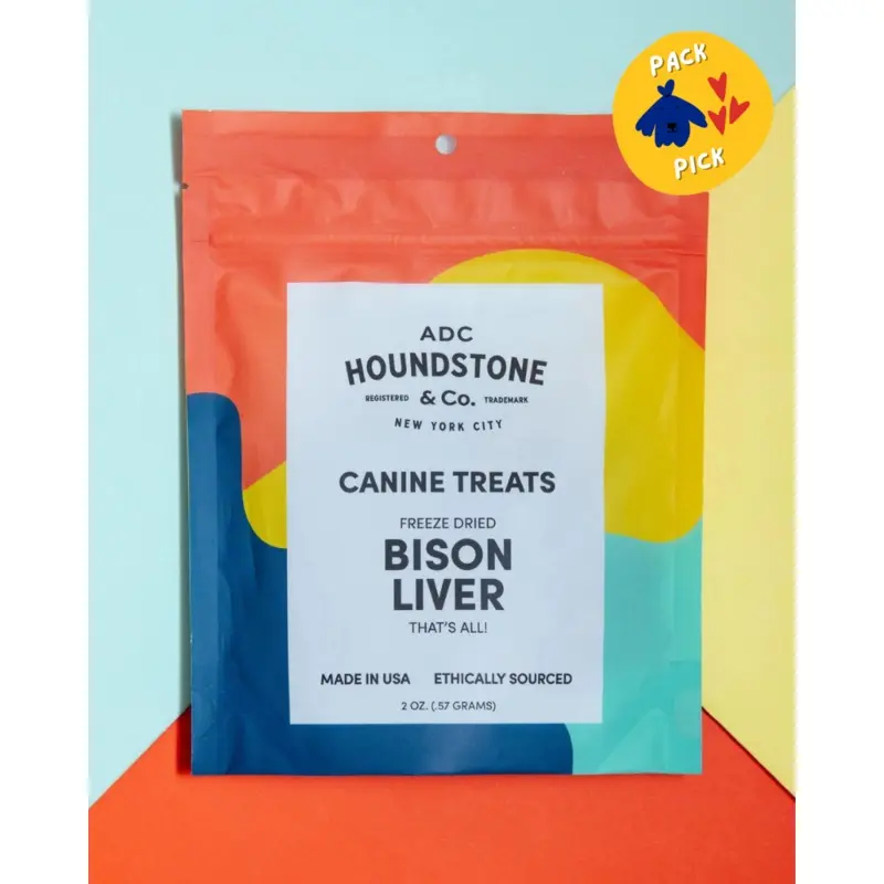 Freeze-Dried Bison Liver Dog Treats (2oz)
