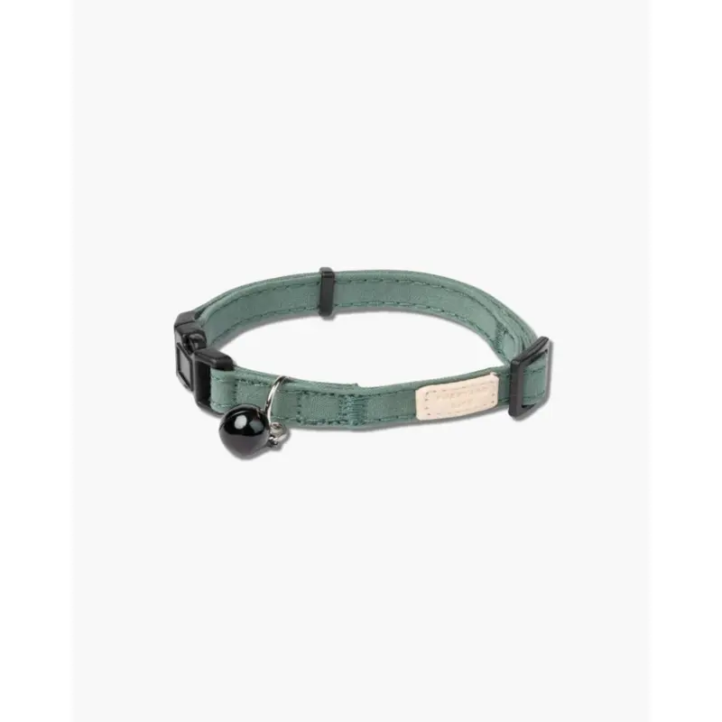 Soft Cat Collar in Myrtle Green