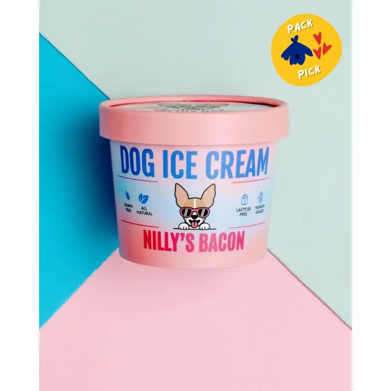 Nilly's Bacon Human Grade Dog Ice Cream Mix (Lactose-Free)