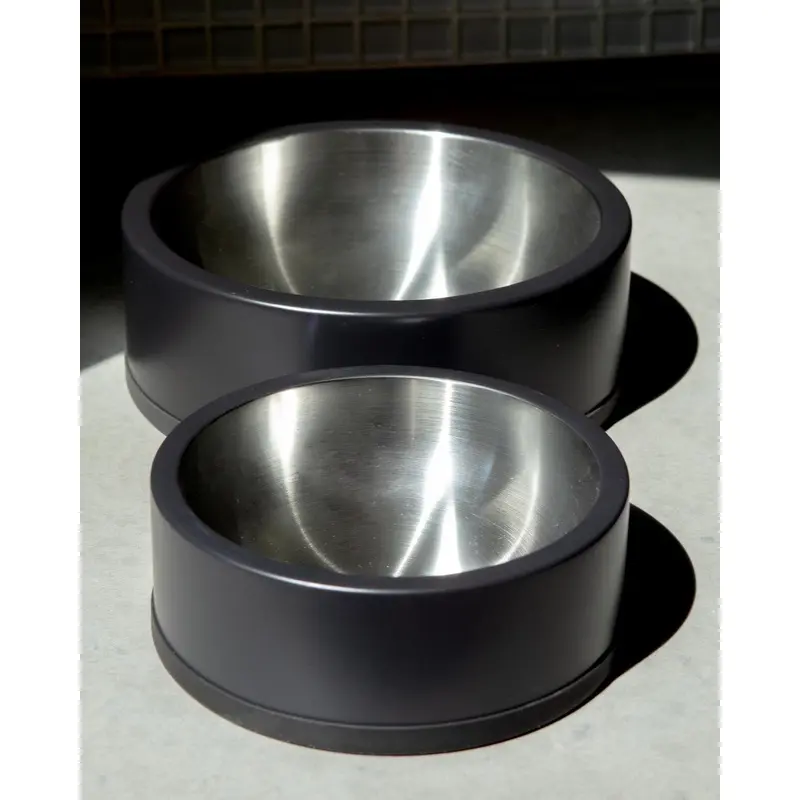 Wild One Dog Bowl in Black