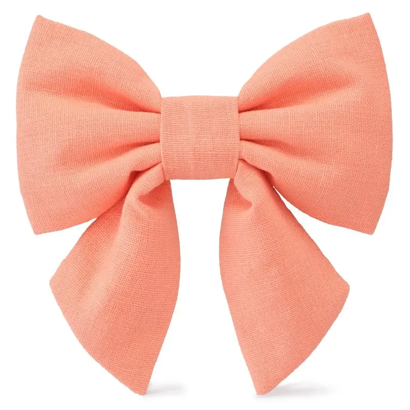 Mango Bright Lady Dog Bow (Made in the USA) (FINAL SALE)