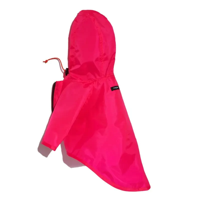 Nylon Dog Rainbreaker in Neon Pink