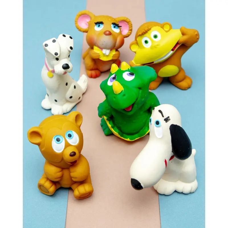 Silly Latex Dog Toys (6-Pack)