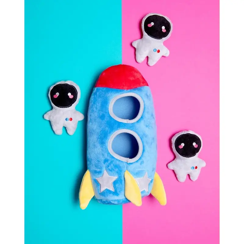 Space Paws Interactive Crinkle Dog Toy (FINAL SALE)